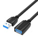 Extension Cable USB 3.0 male USB to female Vention VAS-A45-B200 2m (Black) - USB cables<<<Cables<<<IT