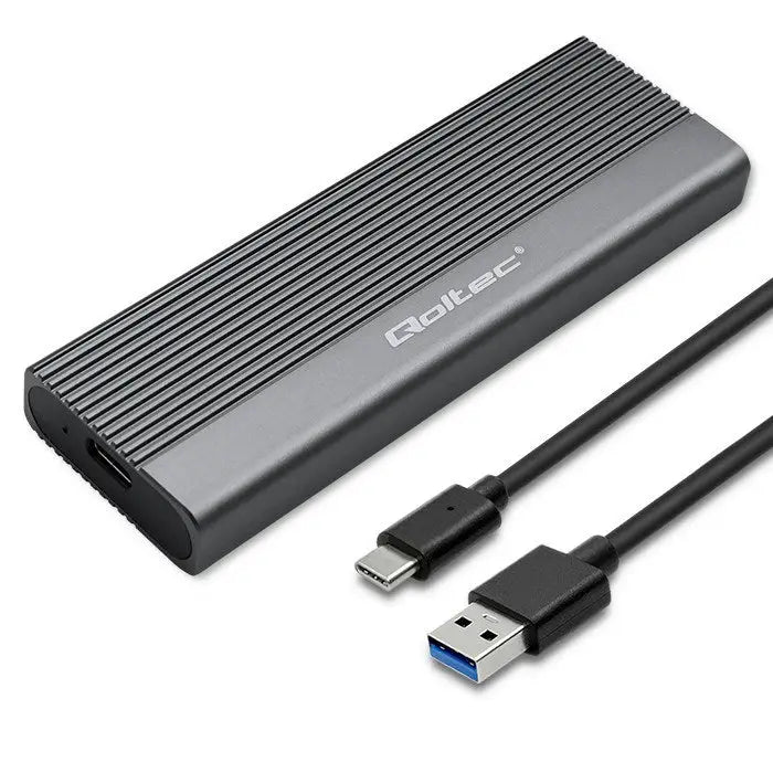 External Box Qoltec 52267 Grey - External enclosures for disksDIA-OBU<<<Drives and accessoriesDIA<<<ActionPL&&&Компютър