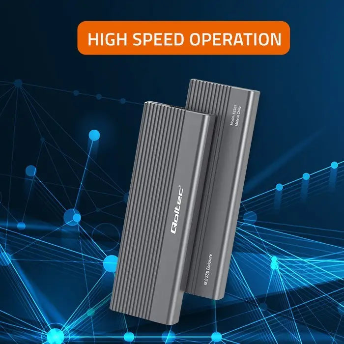 External Box Qoltec 52267 Grey - External enclosures for disksDIA-OBU<<<Drives and accessoriesDIA<<<ActionPL&&&Компютър