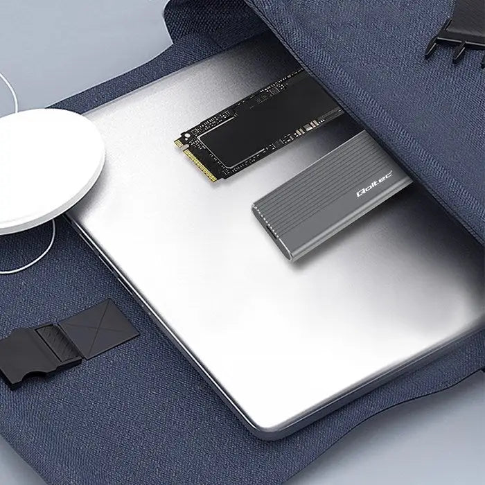External Box Qoltec 52267 Grey - External enclosures for disksDIA-OBU<<<Drives and accessoriesDIA<<<ActionPL&&&Компютър