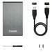 External Box TooQ TQE-2527G 2,5’’ SATA USB 3.0 Grey Black/Grey 2,5’’ - Компютър Мрежи и компоненти<<<Компютри|