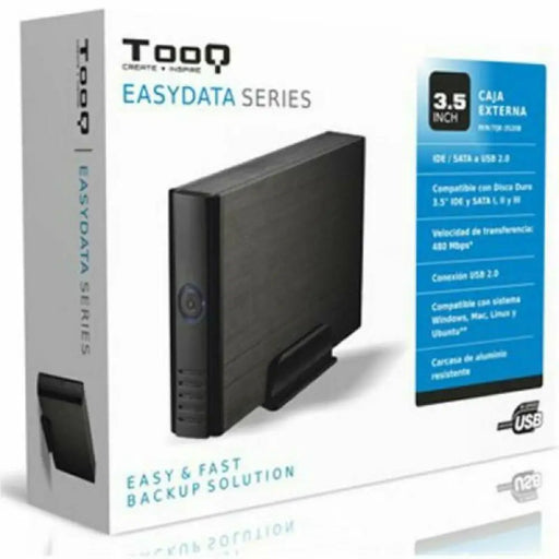 External Box TooQ TQE-3520B HD 3.5’’ IDE / SATA III USB 2.0 Black 3,5’’ - Компютър Мрежи и компоненти<<<Компютри|