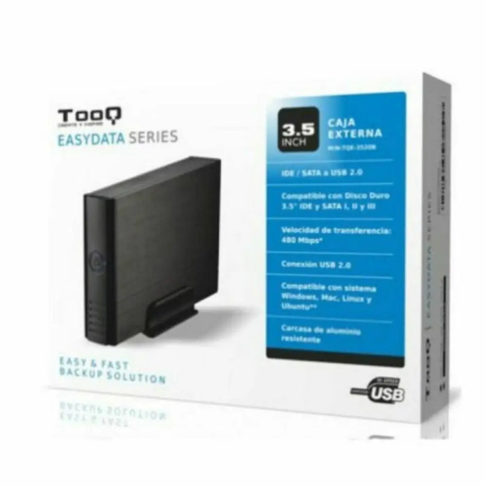 External Box TooQ TQE-3520B HD 3.5’’ IDE / SATA III USB 2.0 Black 3,5’’ - Компютър Мрежи и компоненти<<<Компютри|
