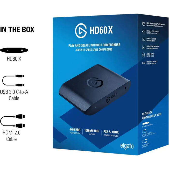 External capture ELGATO HD60 X HDR 4K HDMI - TV Тунери и Видео устройства<<<Компютърни