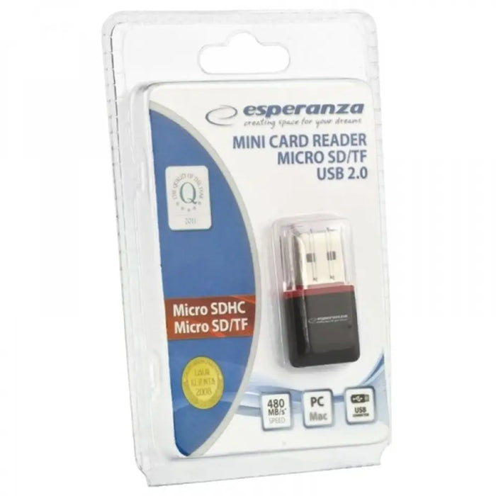 External Card Reader Esperanza EA134K Black Silver - Мулти Четец за Карти<<<Компютър Мрежи и компоненти<<<Компютри|