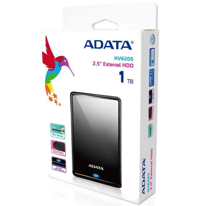 External Hard Drive Adata HV620S Black 1 TB - Твърди дискове<<<Компютър Мрежи и компоненти<<<Компютри|