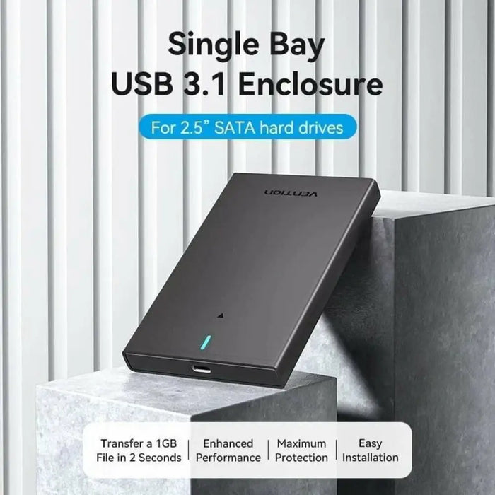 External Hard Drive Vention KPBB0 Black - Твърди дискове<<<Компютър Мрежи и компоненти<<<Компютри| Електроника<<<BigBuy