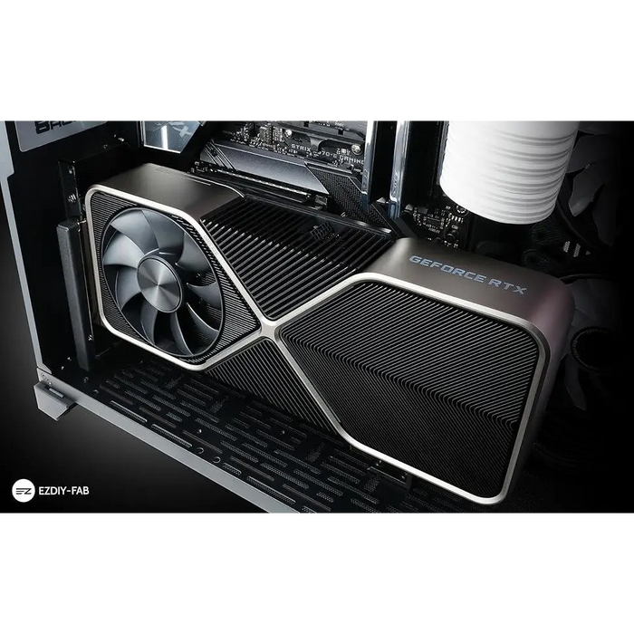 EZDIY-FAB PCIe 4.0 Riser Cable GPU Vertical Mounting Bracket - Входно-изходни контролери<<<Компютърни