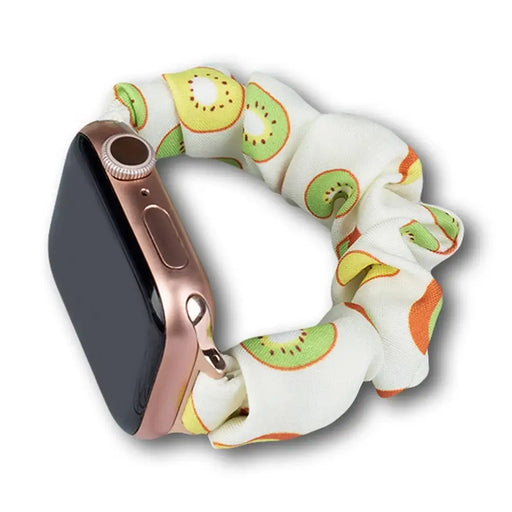 Fabric band for Apple Watch 42 / 44 / 45 mm strap bracelet rubber band - kiwi - Smartwatch straps and cases<<<HurtelXML