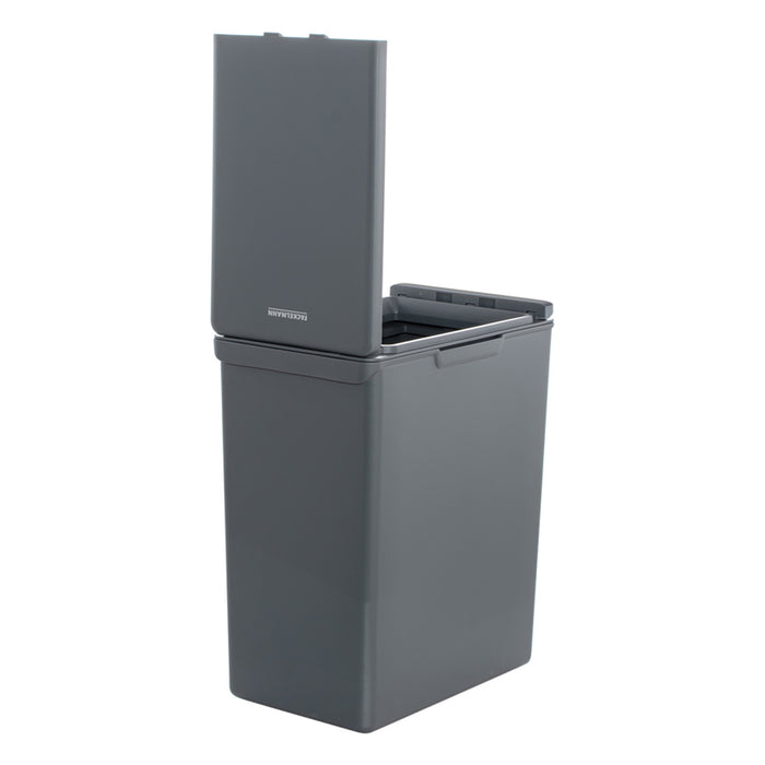 WASTE BIN 20L GREY FACKELMANN OSLO TOUCH