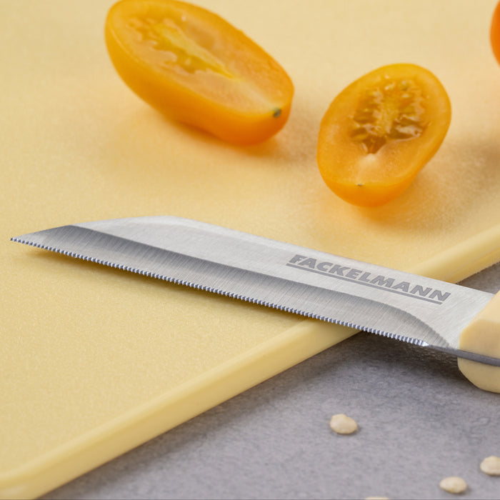 VEGETABLE KNIFE 8 CM YELLOW FACKELMANN