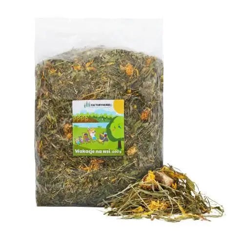 FACTORYHERBS Holiday in the countryside - food for rodents and rabbits - 1.5 kg - FodderDMZ-KAR<<<For small