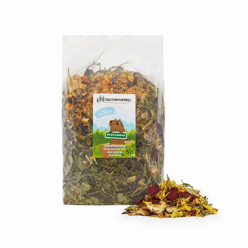 FACTORYHERBS Nie byle badyle - food for domestic cavies - 1kg - FodderDMZ-KAR<<<For small animalsDMZ<<<ActionPL