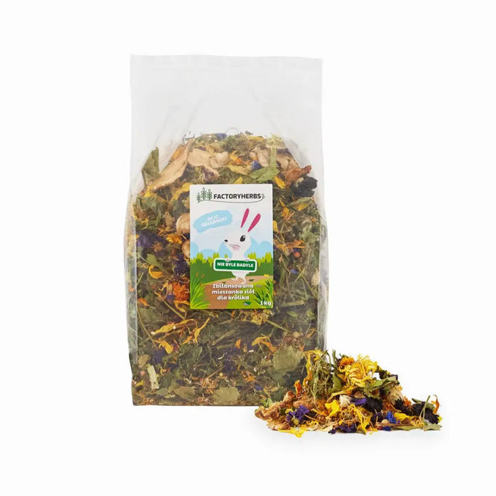 FACTORYHERBS Nie byle badyle - rabbit food - 1kg - FodderDMZ-KAR<<<For small animalsDMZ<<<ActionPL