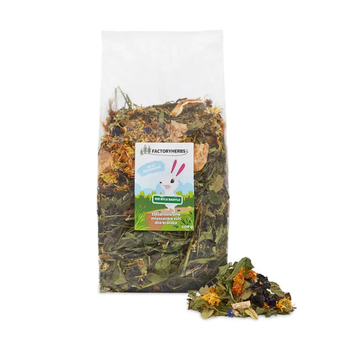FACTORYHERBS Nie byle badyle - rabbit food - 500g - FodderDMZ-KAR<<<For small animalsDMZ<<<ActionPL
