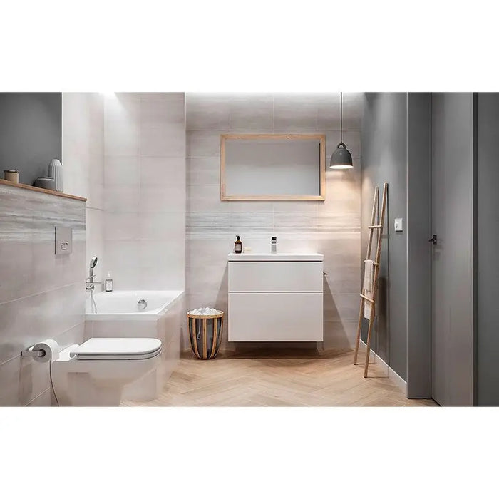FAIANCE CERSANIT HARROW WHITE 25X40 CM - Стенни плочки и декорация<<<Плочки и лайстни<<<Баня<<<Praktiker&&&Стенни