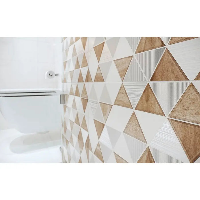 FAIENCE CERSANIT AREZZO BROWN 25X40 CM - Стенни плочки и декорация<<<Плочки и лайстни<<<Баня<<<Praktiker&&&Стенни