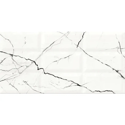 FAIENCE DECOR CERSANIT ARCE WHITE STRUCTURE 29.7X60 C - Стенни плочки и декорация<<<Плочки и