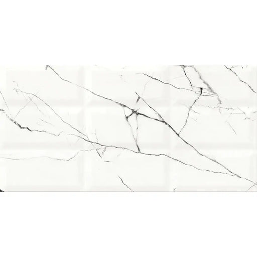 FAIENCE DECOR CERSANIT ARCE WHITE STRUCTURE 29.7X60 C - Стенни плочки и декорация<<<Плочки и