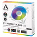 Fan ARCTIC P12 White A-RGB 120mm - Вентилатори<<<Компютърни компоненти<<<ValiAPI