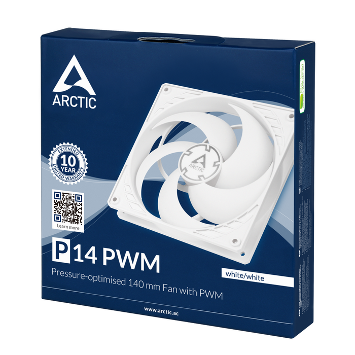 Fan ARCTIC P14 PWM White/White - Вентилатори<<<Компютърни компоненти<<<ValiAPI