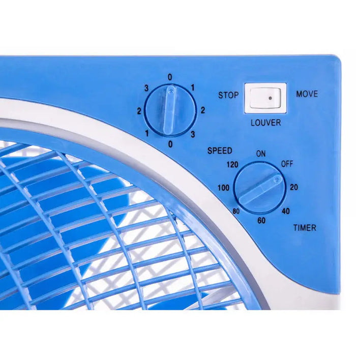 Fan SANG SBX-12 WHITE/BLUE 40.0 W TIMER - Вентилатори<<<Отопление Охлаждане и Вик<<<Praktiker&&&Вентилатори<<<Климатици