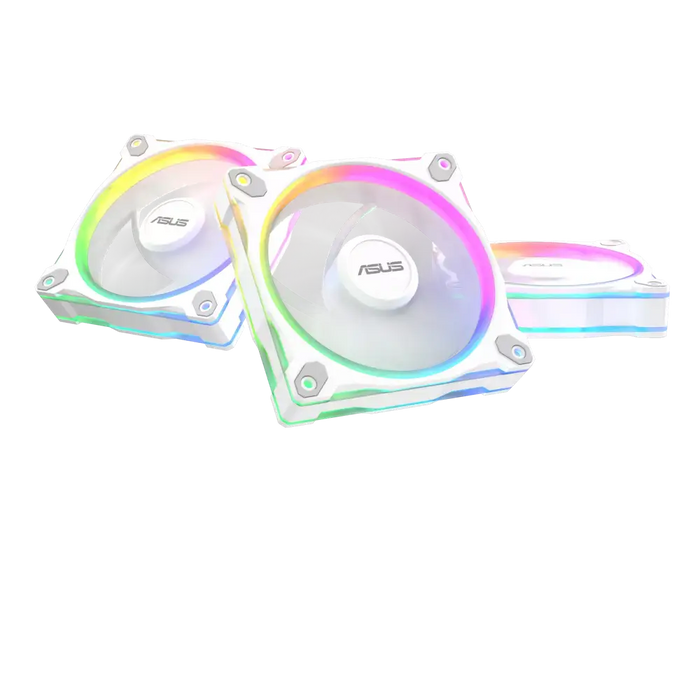 Fan Set 3 in 1 ASUS PRIME MR120 ARGB Reverse White Edition - Вентилатори<<<Компютърни компоненти<<<ValiAPI&&&Cooling