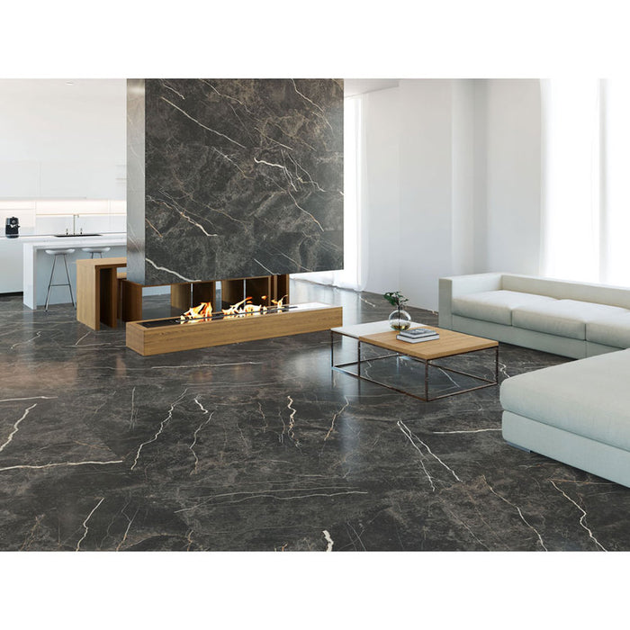 GRANITE GRES FANAL LAURENT BLACK 90X90 CM