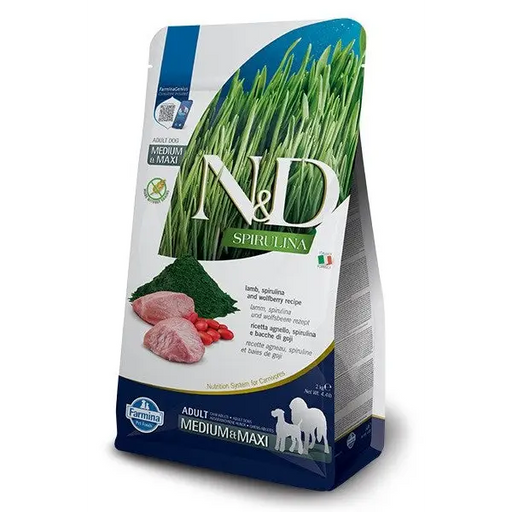 FARMINA N&D Spirulina Lamb Adult MED/MAXI - dry dog food - 7 kg - Dry foodDLP-KAS<<<For the dogDLP<<<ActionPL
