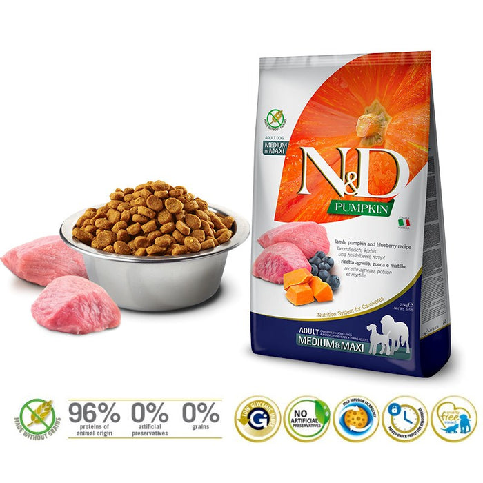 Farmina Pet Food LAMB & BLUEBERRY ADULT MEDIUM & MAXI