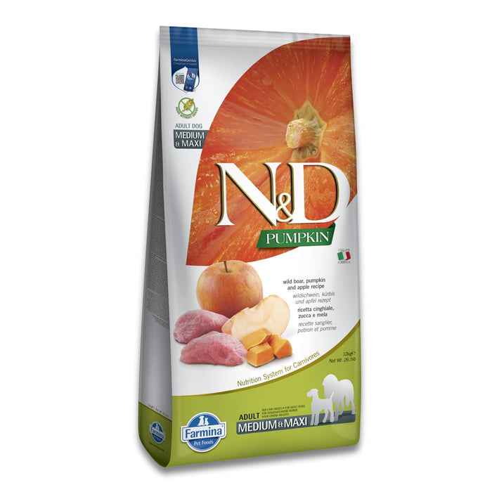 Farmina Pet Food BOAR AND APPLE ADULT MEDIUM & MAXI