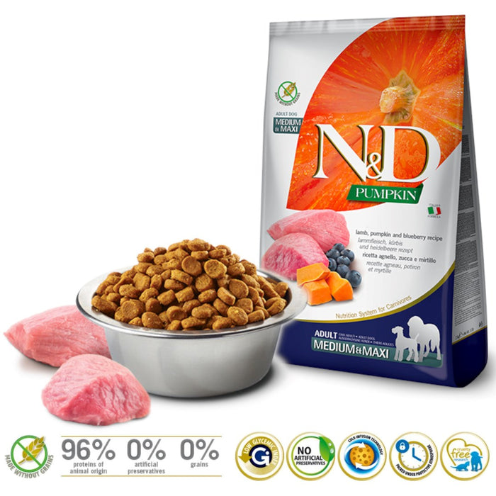 Farmina Pet Food LAMB & BLUEBERRY ADULT MEDIUM & MAXI