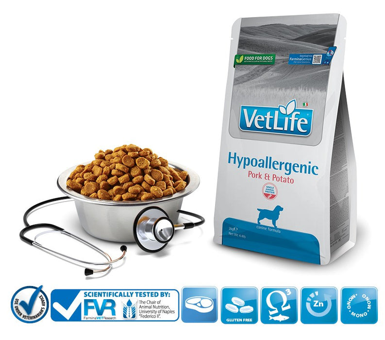 FARMINA Vet Life Hypoallergenic Pork & Potato - dry dog food - 2 kg