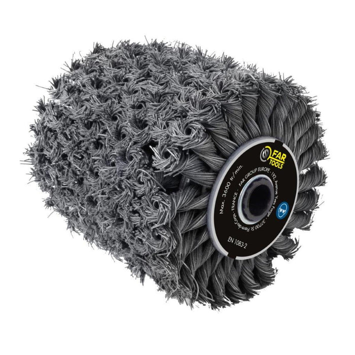 CURVED METAL FIBER BRUSH