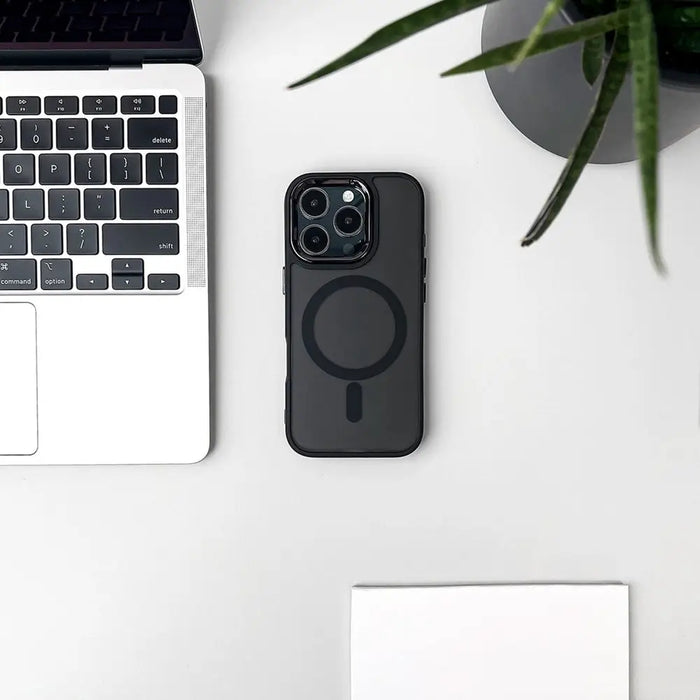 Fashion Case compatible with MagSafe for iPhone 17 Pro Max - black - Cell phone cases and covers<<<HurtelXML