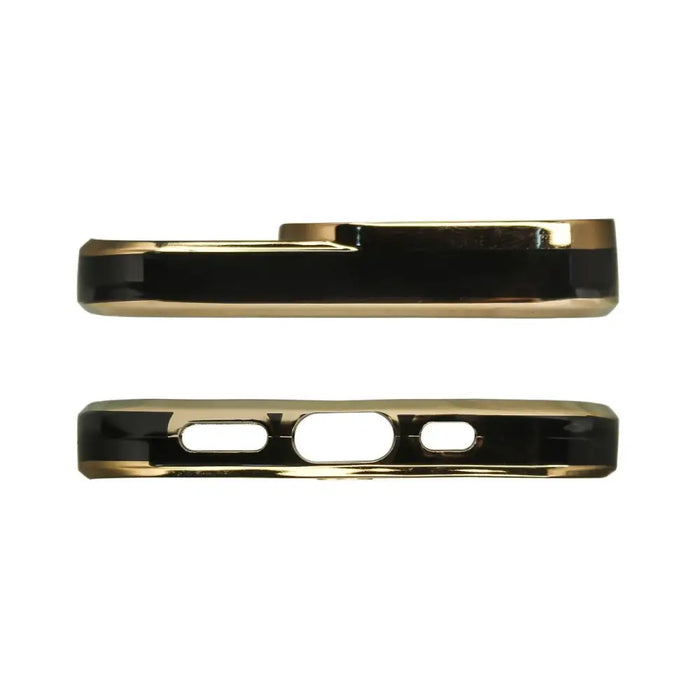 Fashion Case Cover for Xiaomi Redmi Note 11 Pro Gold Frame Gel Cover Black - Cell phone cases and covers<<<HurtelXML