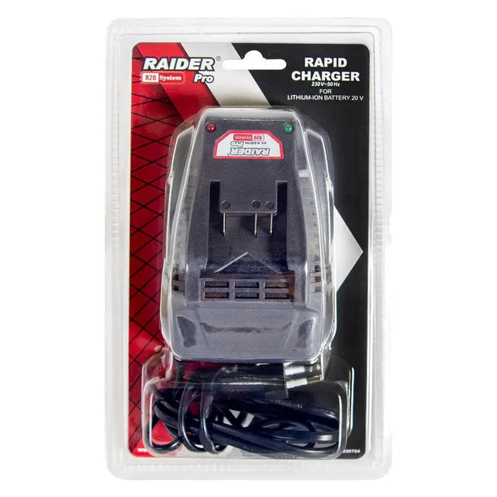FAST CHARGER 20 V RAIDER PRO R20 SYSTEM - Батерии и зарядни<<<Шлайф машини<<<Инструменти и