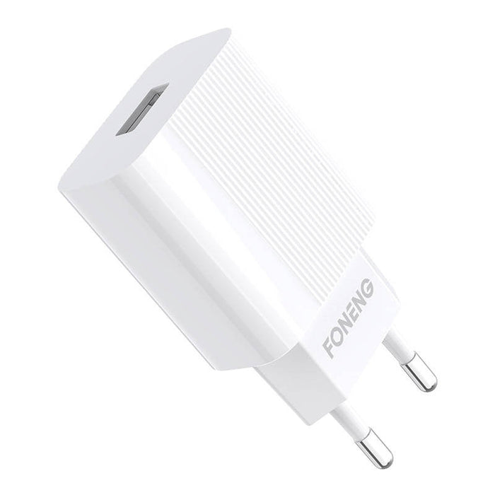 Fast charger Foneng 1x USB EU28 12W QC 3.0+ USB Type C cable - mains chargers<<<Chargers<<<GSM Accessories<<<InnproXML