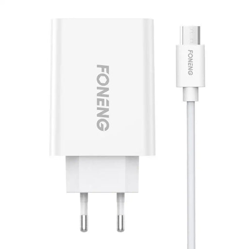 Fast charger Foneng 1x USB EU43 10.5W + USB Micro cable - mains chargers<<<Chargers<<<GSM Accessories<<<InnproXML