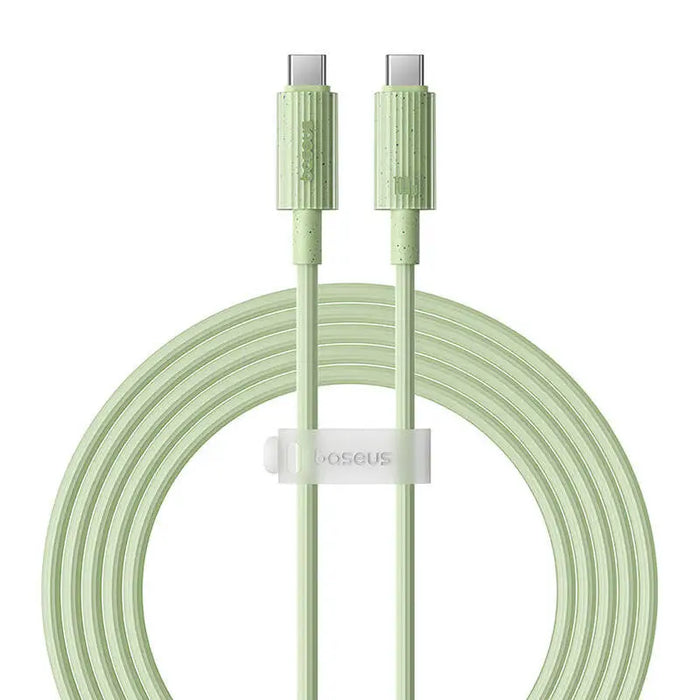Fast Charging cable Baseus USB-C to USB-C Habitat Series 2m 100W (green) - USB-C to USB-C<<<USB cables<<<GSM