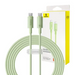 Fast Charging cable Baseus USB-C to USB-C Habitat Series 2m 100W (green) - USB-C to USB-C<<<USB cables<<<GSM