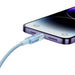 Fast Charging cable Baseus USB-C to Lightning Explorer Series 1m 20W (blue) - USB-C to Lightning<<<USB cables<<<GSM