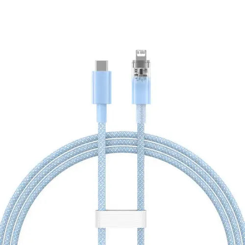 Fast Charging cable Baseus USB-C to Lightning Explorer Series 1m 20W (blue) - USB-C to Lightning<<<USB cables<<<GSM