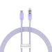 Fast Charging cable Baseus USB-C to Lightning Explorer Series 1m 20W (purple) - USB-C to Lightning<<<USB cables<<<GSM