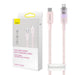 Fast Charging cable Baseus USB-C to Lightning Explorer Series 1m 20W (pink) - USB-C to Lightning<<<USB cables<<<GSM