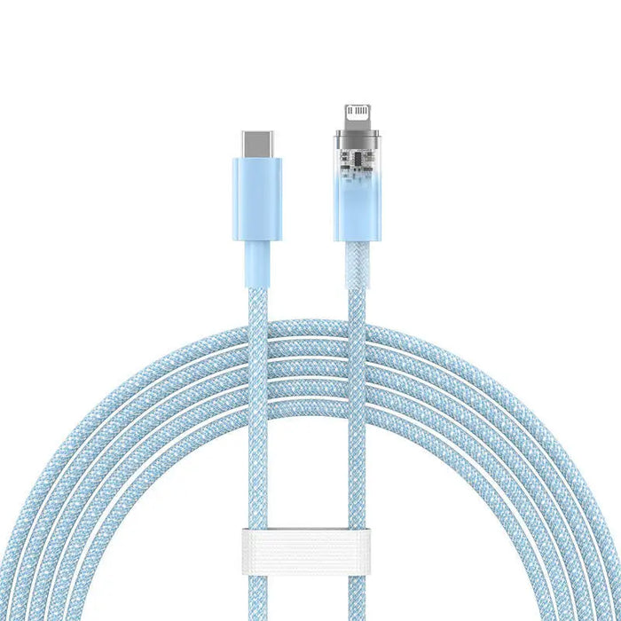 Fast Charging cable Baseus USB-C to Lightning Explorer Series 2m 20W (blue) - USB-C to Lightning<<<USB cables<<<GSM