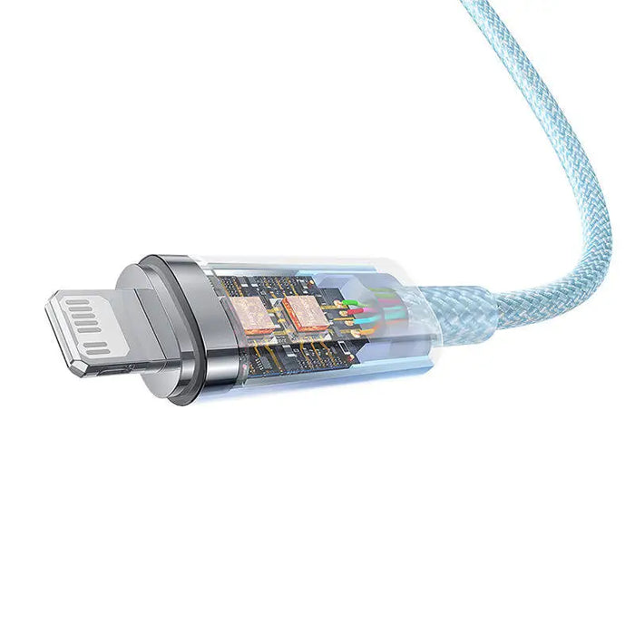 Fast Charging cable Baseus USB-C to Lightning Explorer Series 2m 20W (blue) - USB-C to Lightning<<<USB cables<<<GSM