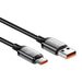 Fast Charging cable Rocoren USB-A to USB-C Retro Series 2m 100W (grey) - USB to USB-C<<<USB cables<<<GSM