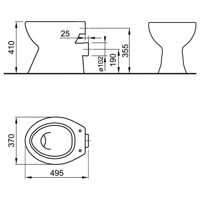 TOILET TRAY FAYANS CLASSICA 2.0