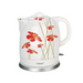 Feel-Maestro MR-066-RED FLOWERS electric kettle 1.5 L 1200 W Red White - Electric kettlesAGD-CZE<<<Home Appliance